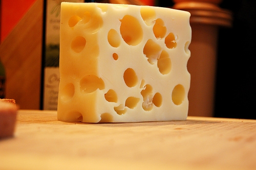 Typical Emmental Cheese with a smooth taste