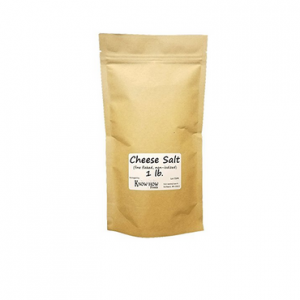 Non-iodized, fine flaked cheese salt for cheese making