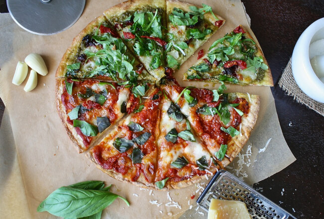 Parmesan works well with many different pizza toppings